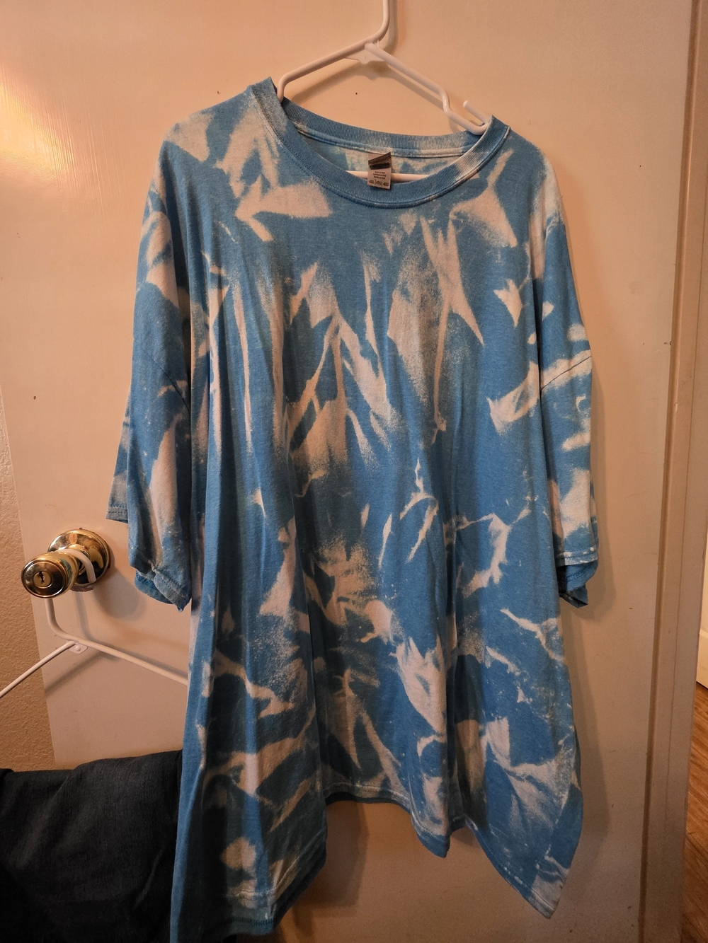 Blue and White Tie-Dye  Tshirt